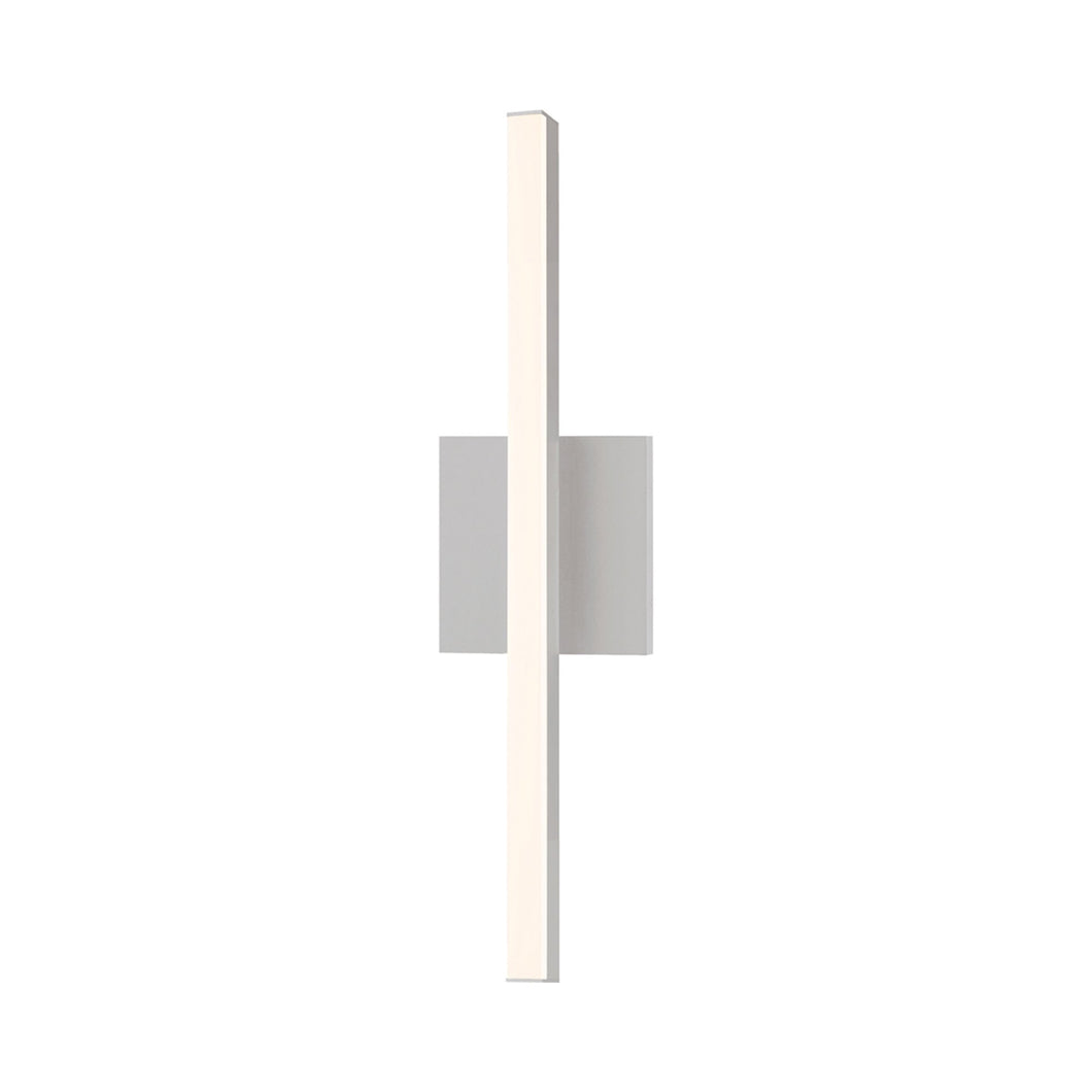 Stix LED Bath Vanity Light in Bright Satin Aluminum/Small.