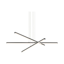 Load image into Gallery viewer, Stix LED Pendant Light in Satin Black (3-Light).
