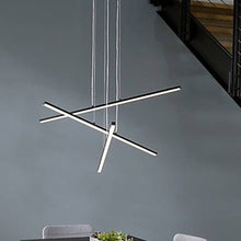 Load image into Gallery viewer, Stix LED Pendant Light in dining room.
