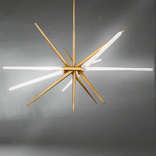Load image into Gallery viewer, Stormy LED Chandelier in Detail.
