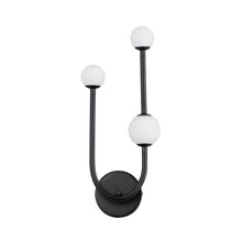 Load image into Gallery viewer, Alina LED Wall Light in Black.

