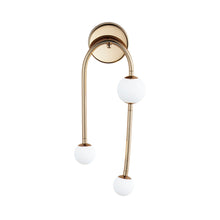 Load image into Gallery viewer, Alina LED Wall Light in French Gold.
