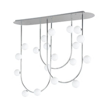 Load image into Gallery viewer, Contour LED Linear Pendant Light in Polished Chrome (19-Light).

