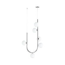 Load image into Gallery viewer, Contour LED Pendant Light in Polished Chrome (6-Light).
