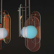 Load image into Gallery viewer, Megalith LED Multi Light Pendant Light in Detail.

