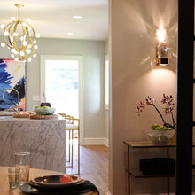 Load image into Gallery viewer, Norma Jeane LED Pendant Light in dining room.
