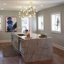 Load image into Gallery viewer, Norma Jeane LED Pendant Light in kitchen.
