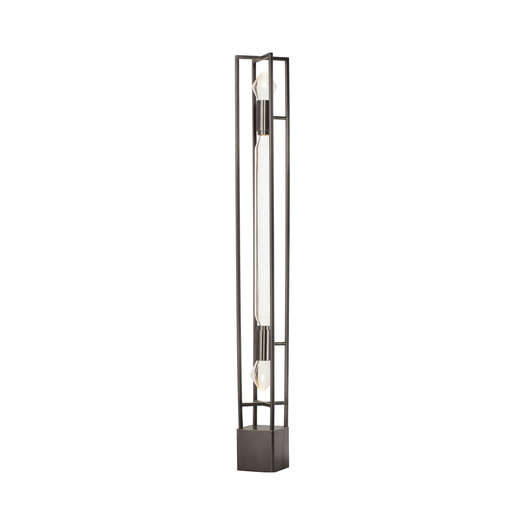 Zeppelin LED Floor Lamp in Gunmetal.