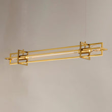 Load image into Gallery viewer, Zeppelin LED Linear Pendant Light in Detail.
