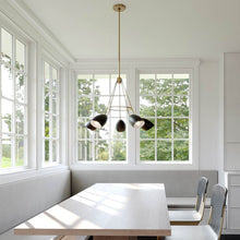 Load image into Gallery viewer, Summer Chandelier in dining room.
