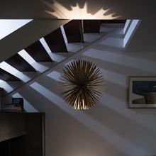 Load image into Gallery viewer, Sun-Light of Love LED Pendant Light in floor.
