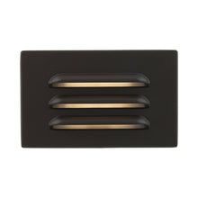 Load image into Gallery viewer, Surface Mounted LED Step Light in Bronze on Brass (Small).
