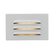 Load image into Gallery viewer, Surface Mounted LED Step Light in White on Aluminum (Small).
