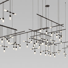 Load image into Gallery viewer, Suspenders® Gallery LED Pendant Light in Detail.
