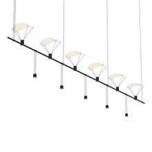 Load image into Gallery viewer, Suspenders® In-Line Linear LED Pendant Light (Cylinder with Parachute).
