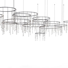 Load image into Gallery viewer, Suspenders® Offset Ring Horizontal Matrix LED Suspension Light.
