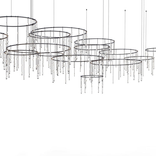 Suspenders® Offset Ring Horizontal Matrix LED Suspension Light.