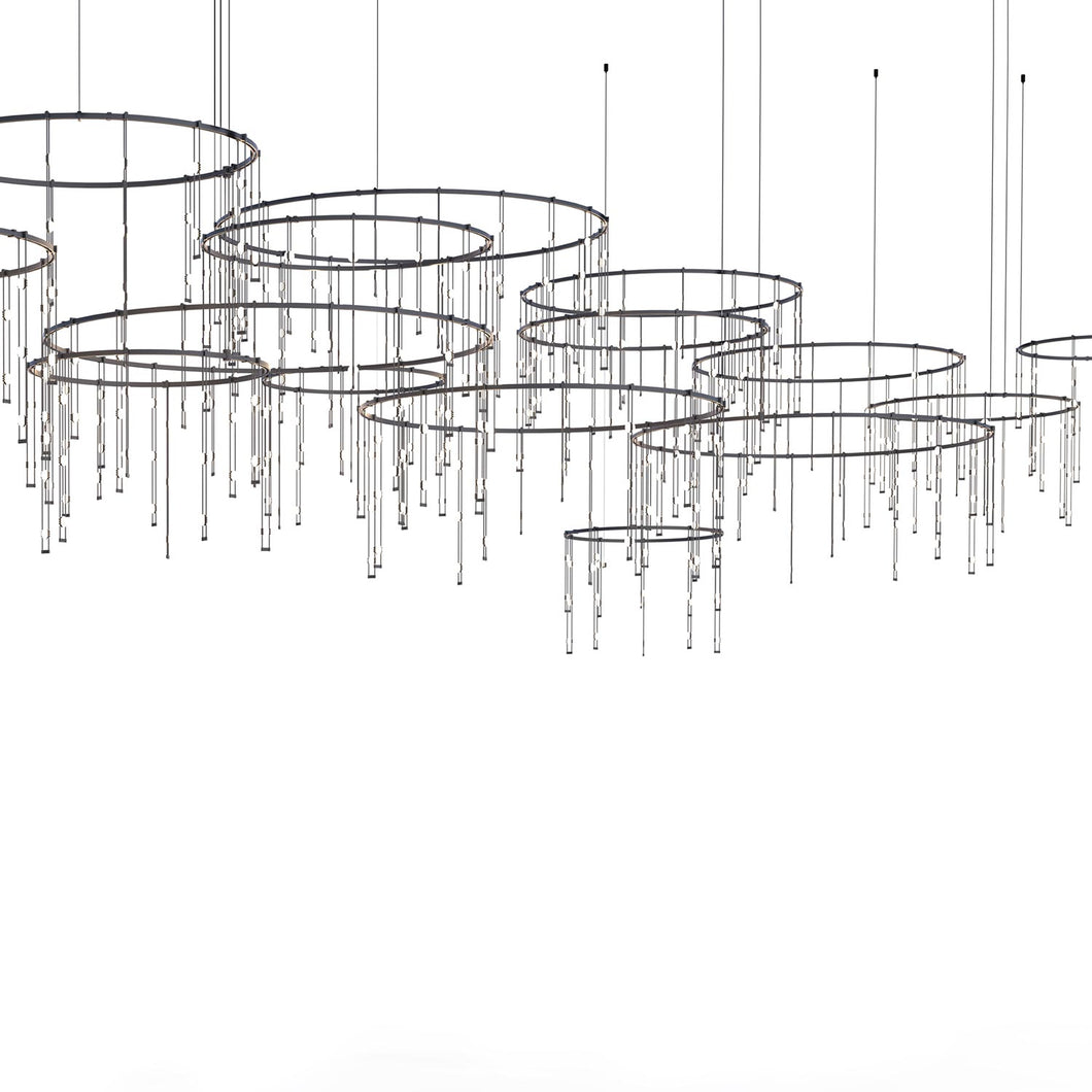 Suspenders® Offset Ring Horizontal Matrix LED Suspension Light.