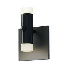 Load image into Gallery viewer, Suspenders® Standard Single LED Wall Light (Duplex Cylinder with Glass Drum).
