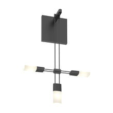 Load image into Gallery viewer, Suspenders® Standard Single LED Wall Light (Etched Chiclet Cluster).
