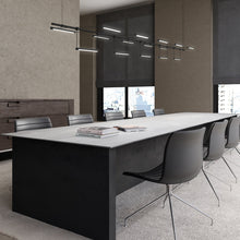Load image into Gallery viewer, Suspenders® Tier Linear LED Pendant Light in office.
