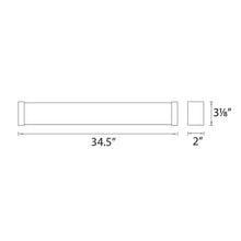Load image into Gallery viewer, Svelte LED Bath Vanity Wall Light - line drawing.
