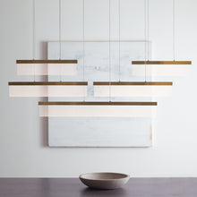 Load image into Gallery viewer, Sweep LED Linear Suspension Light in Detail.
