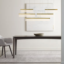 Load image into Gallery viewer, Sweep LED Linear Suspension Light in Detail.
