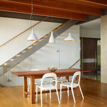Load image into Gallery viewer, Swell LED String Mixed Pendant Light in living room.
