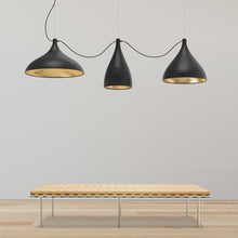 Load image into Gallery viewer, Swell LED String Mixed Pendant Light in Detail.
