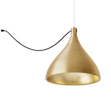 Load image into Gallery viewer, Swell LED String Pendant Light in Brass/Brass (Medium).
