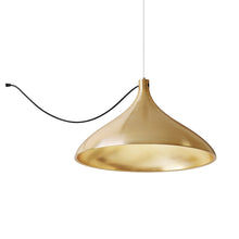 Load image into Gallery viewer, Swell LED String Pendant Light in Brass/Brass (Wide).
