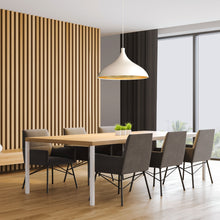 Load image into Gallery viewer, Swell LED String Pendant Light in office.
