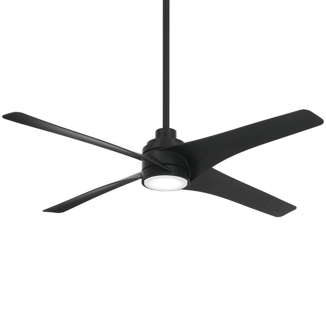 Swept LED Ceiling Fan in Coal.