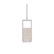 Load image into Gallery viewer, Swing LED Pendant Light in Silver.
