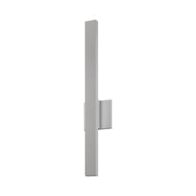 Load image into Gallery viewer, Sword Outdoor LED Wall Light in Textured Gray.
