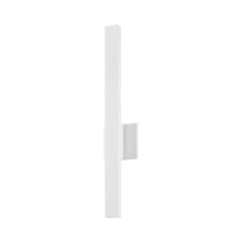 Load image into Gallery viewer, Sword Outdoor LED Wall Light in Textured White.
