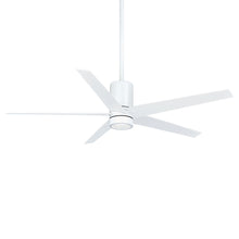 Load image into Gallery viewer, Symbio LED Ceiling Fan in Flat White.
