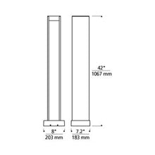 Load image into Gallery viewer, Syntra Bollard - line drawing.
