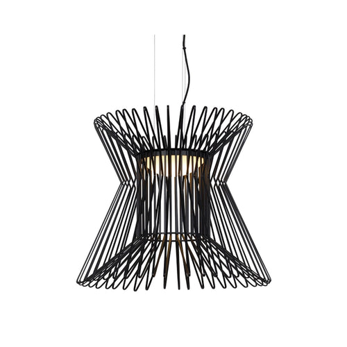 Syrma LED Pendant Light in Black.