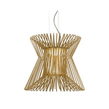 Load image into Gallery viewer, Syrma LED Pendant Light in Satin Gold.
