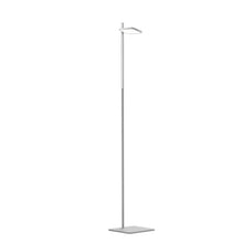 Load image into Gallery viewer, Talia LED Floor Lamp in Grey/Silver Post.
