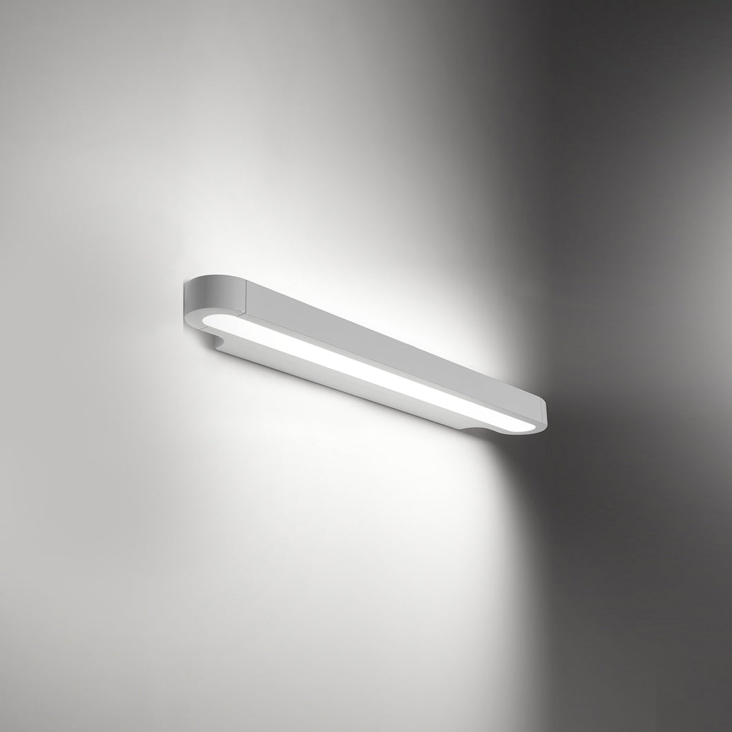 Talo LED Wall Light in Gloss White/Small.