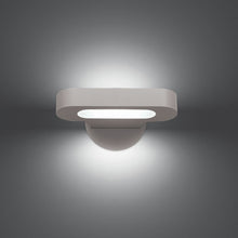 Load image into Gallery viewer, Talo Mini LED Wall Light in Silver/Grey (20W/3000K LED).
