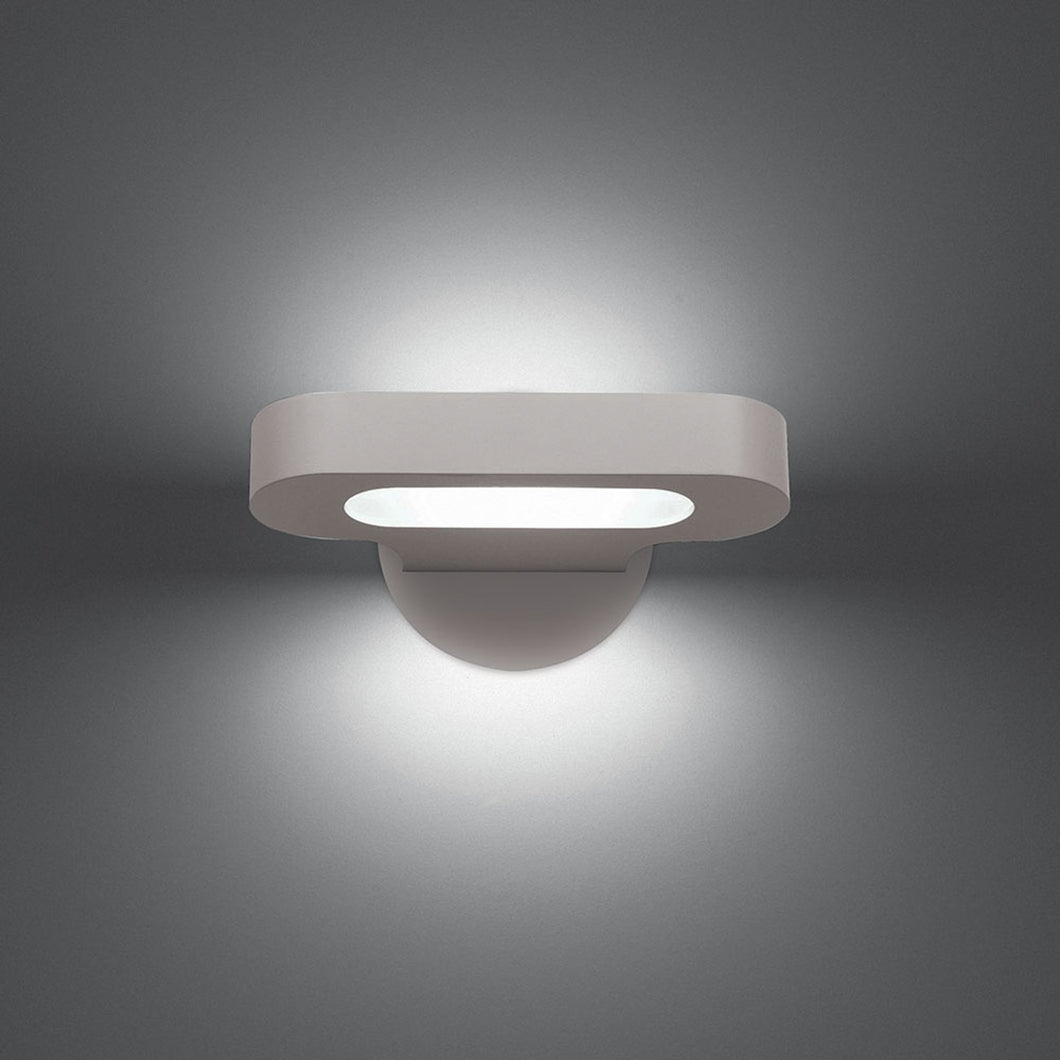 Talo Mini LED Wall Light in Silver/Grey (20W/3000K LED).