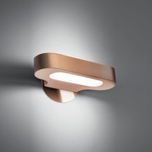 Load image into Gallery viewer, Talo Mini LED Wall Light in Satin Copper (20W/2700K LED).
