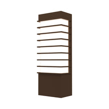 Load image into Gallery viewer, Tawa™ Outdoor LED Wall Light in Textured Bronze/13&quot; Slim.
