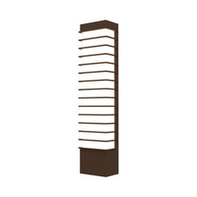 Load image into Gallery viewer, Tawa™ Outdoor LED Wall Light in Textured Bronze/21&quot; Slim.
