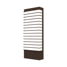 Load image into Gallery viewer, Tawa™ Outdoor LED Wall Light in Textured Bronze/21&quot; Wide.
