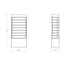 Load image into Gallery viewer, Tawa™ Outdoor LED Wall Light - line drawing.
